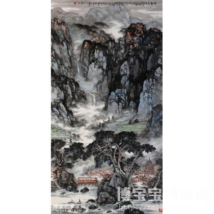 桐乡秀色 山水画 雷九泰作品 类别: 国画山水作品