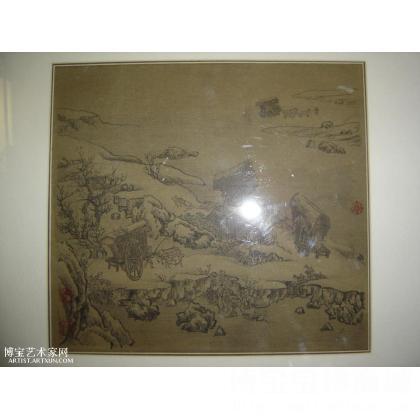 宋人小品 山水画 陈家林作品 类别: 国画山水作品